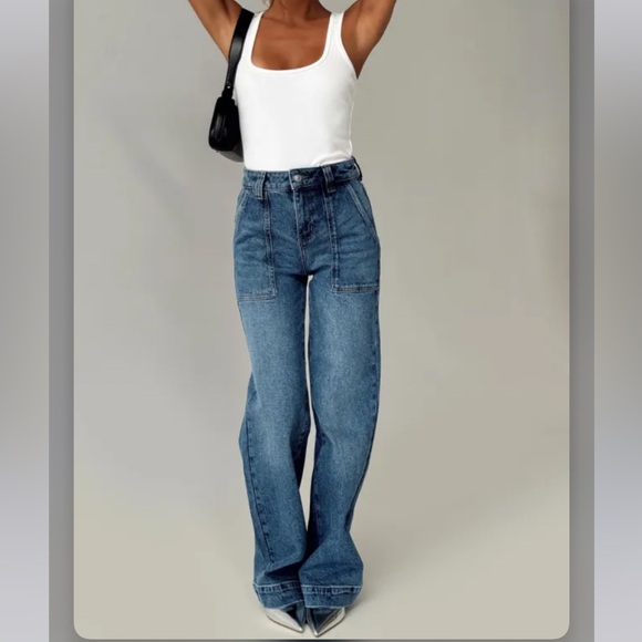 Princess Polly Denim - Princess Polly Carsen Wide Jeans